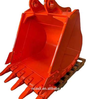 Heavy Duty Excavator Metal Bucket Heavy Working Environment in 0.8 CBM Capacity